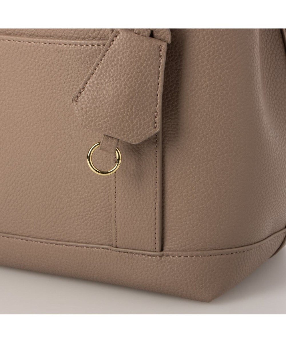 UNBILLION 【テレビ ドラマ着用アイテム】cachecache ショルダー付きパーテーション合成皮革トート 