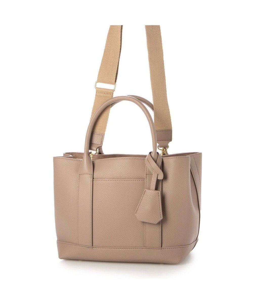 UNBILLION 【テレビ ドラマ着用アイテム】cachecache ショルダー付きパーテーション合成皮革トート 