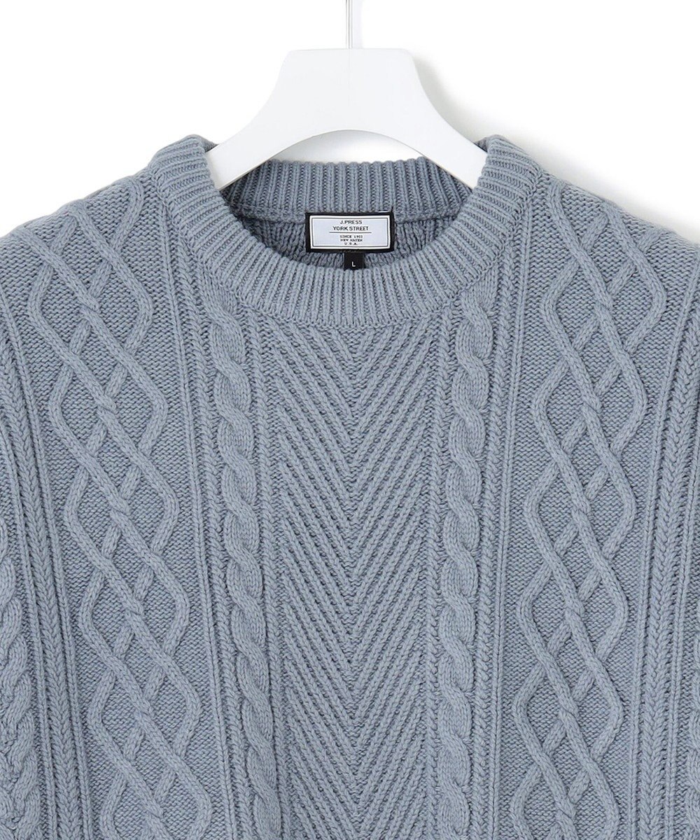 J.PRESS YORK STREET 【UNISEX】アランケーブル クルーニット 