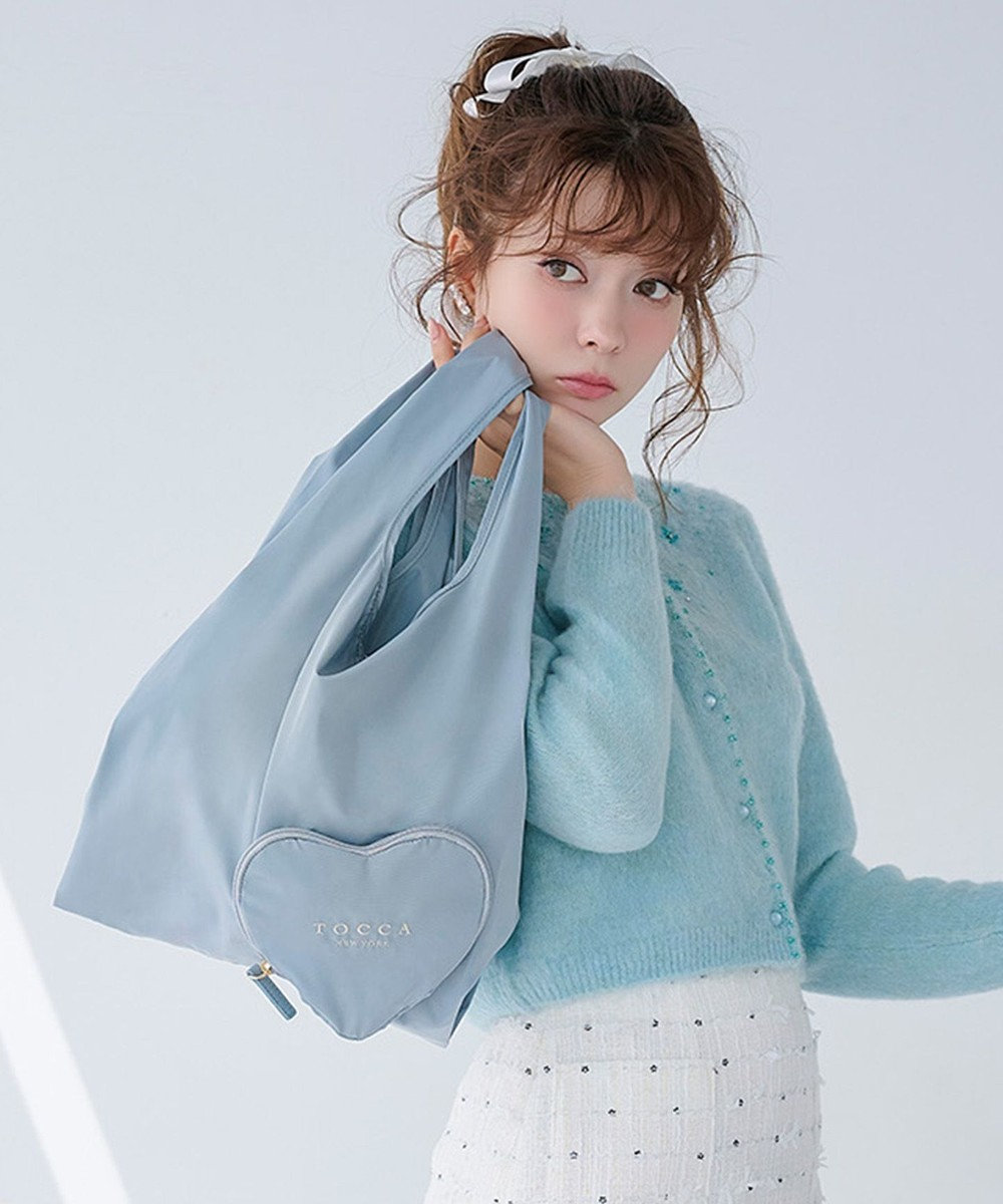 TOCCA 【八木アリサさん着用】【WEB＆一部店舗限定・A4サイズ対応】AVEC CUORE ECOBAG エコバッグ 