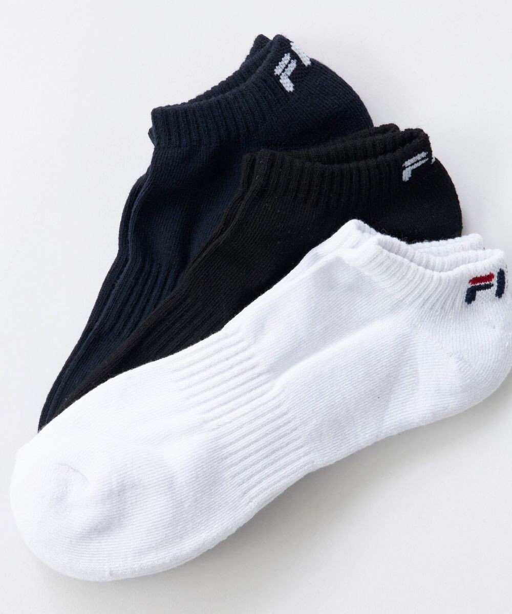 FILA GOLF／marie claire 【FILA GOLF】ジャカードデザイン３Ｐアンクルソックス 