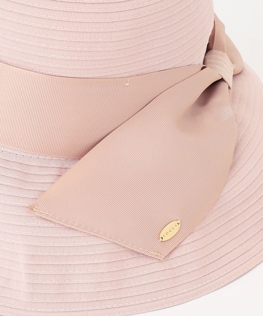 TOCCA 【UV95%以上カット・吸水速乾・抗菌防臭・洗える・サイズ調整可】GROSGRAIN RIBON HAT 帽子 
