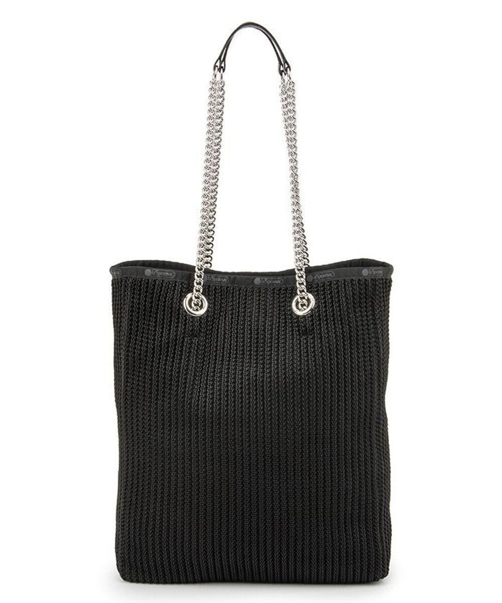 LeSportsac CHAIN CROCHET N/S TOTE/ブラッククロシェ 