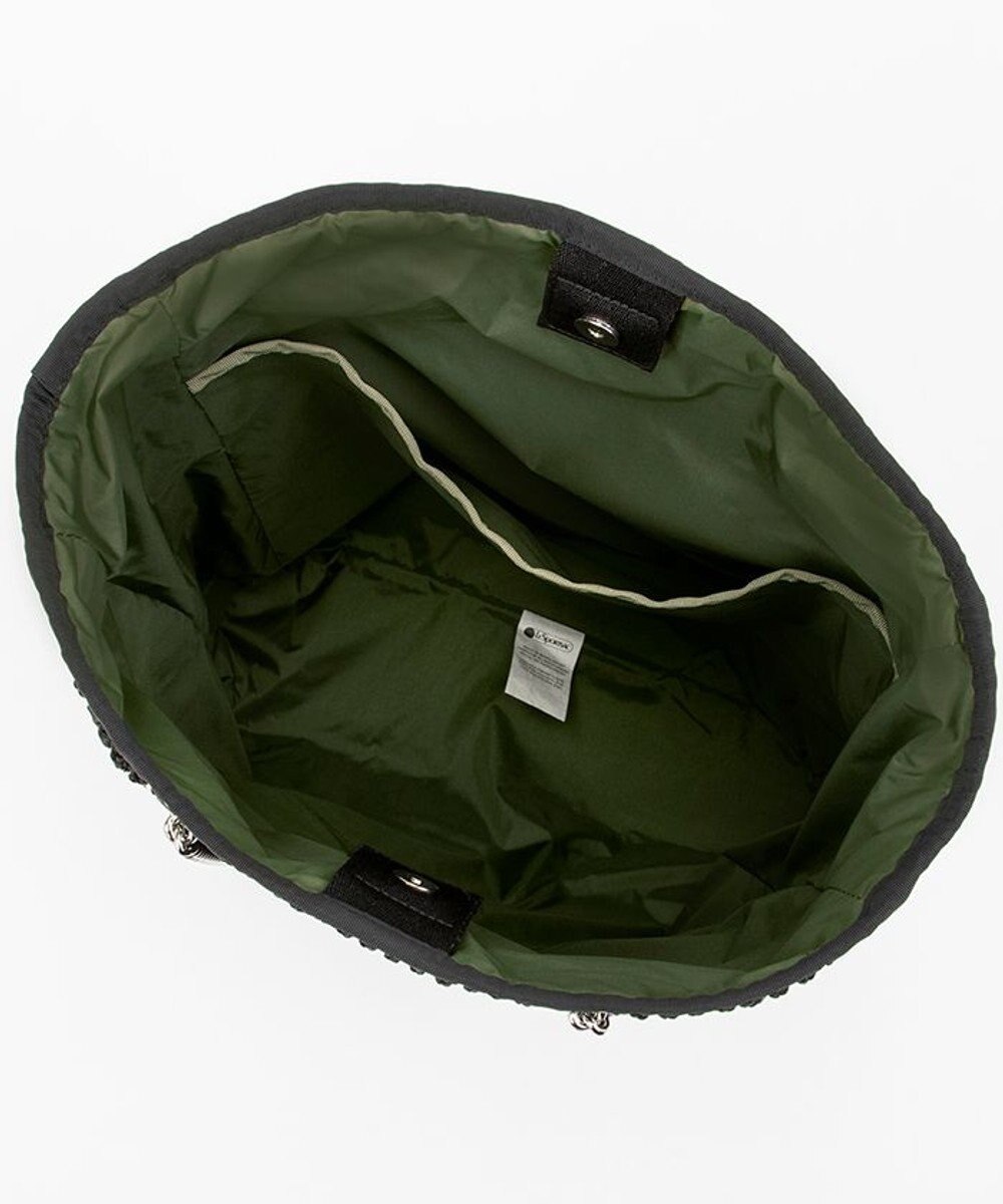 LeSportsac CHAIN CROCHET N/S TOTE/ブラッククロシェ 