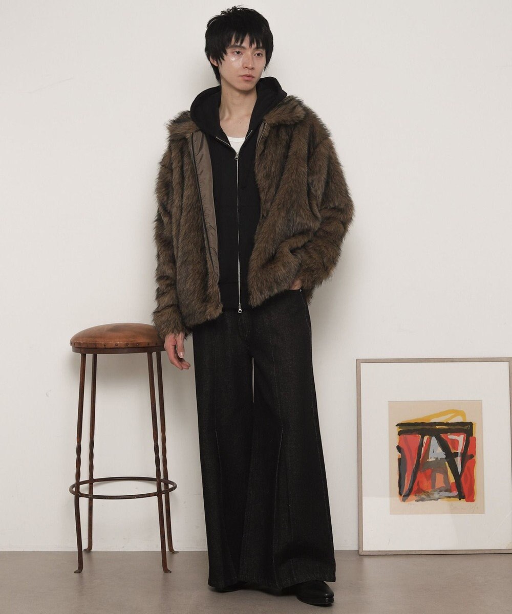 WEGO フェイクファーZIPブルゾン 