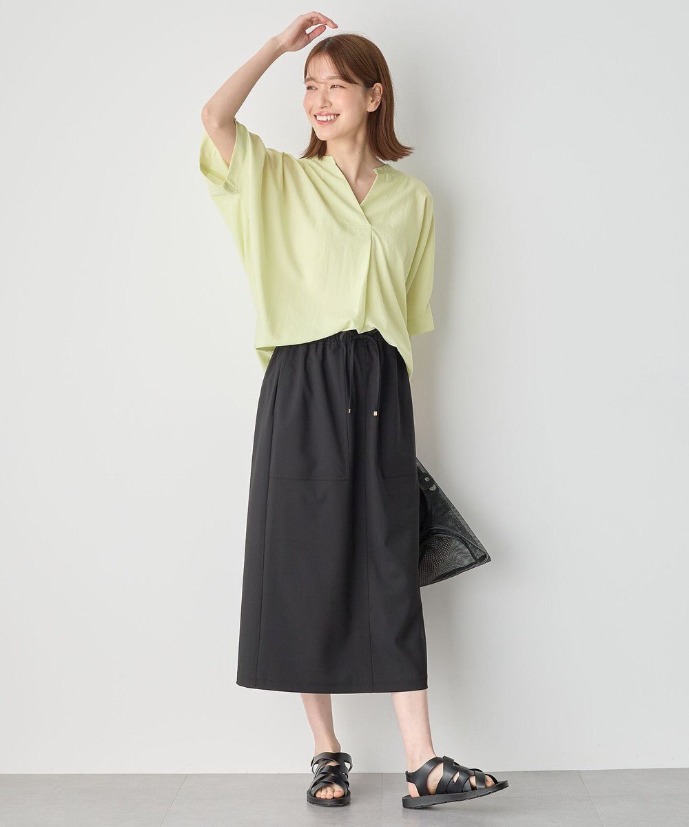 ANY 【セットアップ可能/UVケア/接触冷感/ストレッチ】イージーケアタイトスカート 