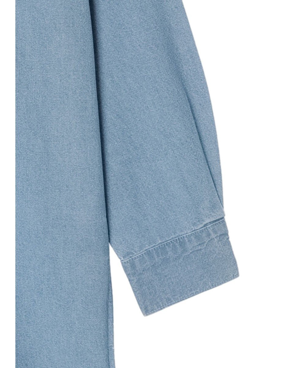 Green Parks ミディ丈デニムシャツワンピース 