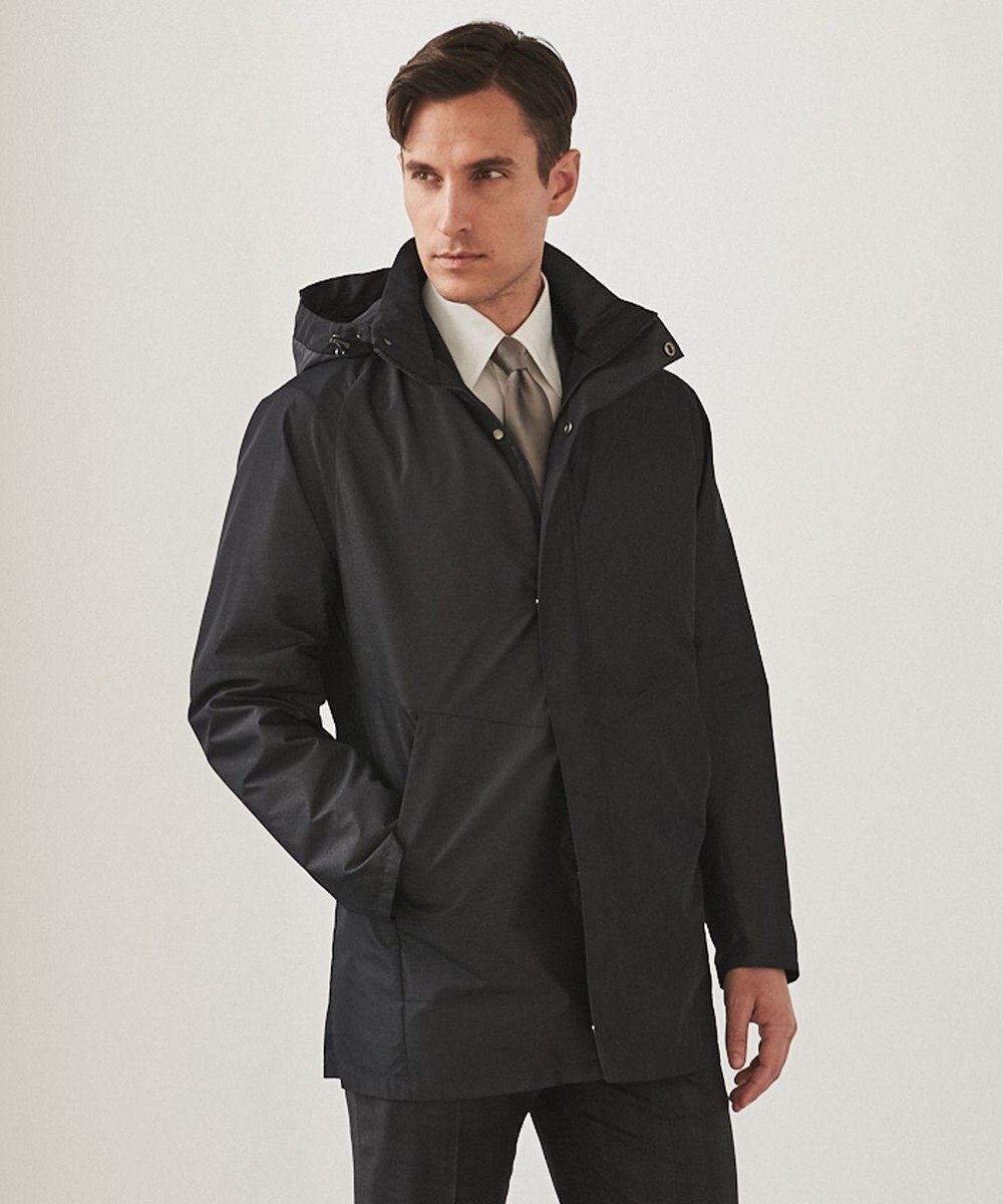 GOTAIRIKU ダウンライナー装着可【仕事で着用可】メランジシャンブレー スプリングブルゾン(25年モデル) 