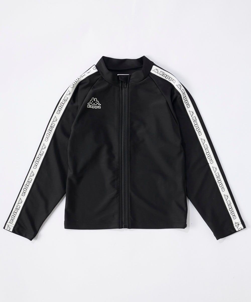 OP／FILA 【Kappa】ラインデザイン長袖ZIPラッシュガード 