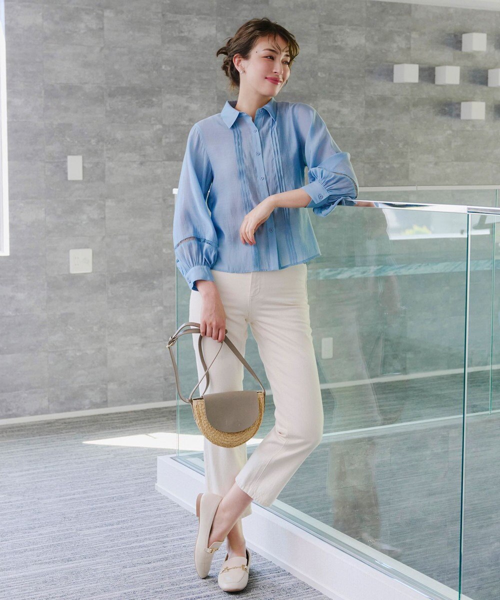 Tiaclasse ラフィアショルダーバッグ 