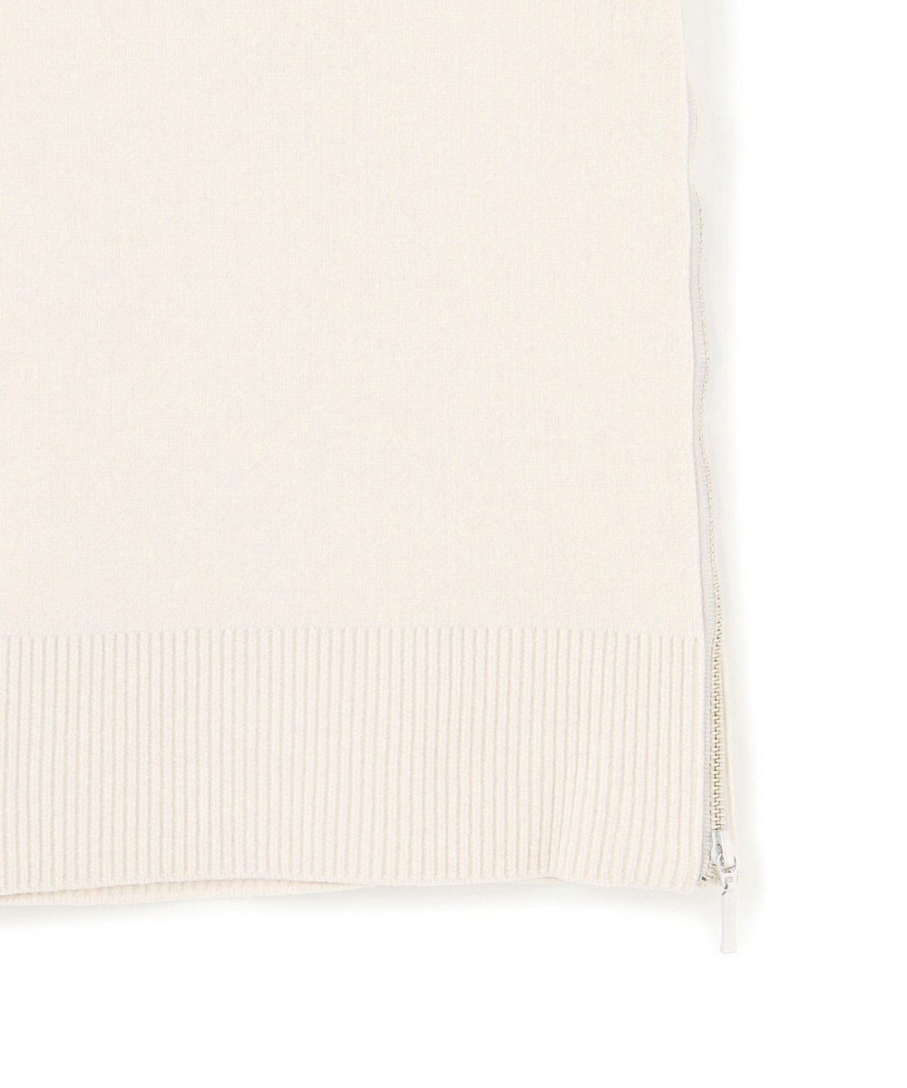 ICB L 【洗える】コットンシェニール コクーンスリーブニット 