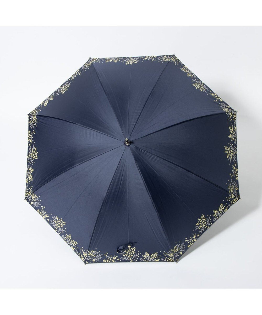 UNBILLION cache nez / 軽量サークルミモザプリントショートパラソル 