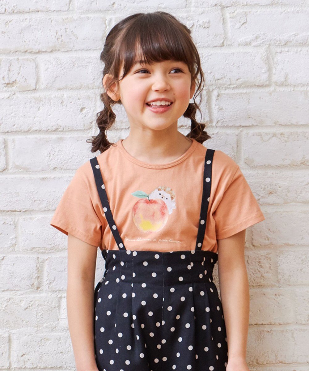 ANY KIDS 水彩風 アニマルプリント Ｔシャツ 