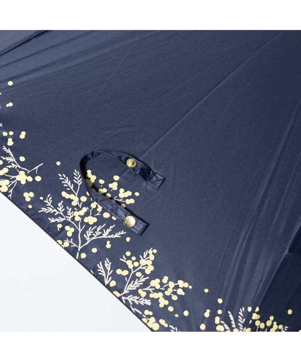 UNBILLION cache nez / 軽量サークルミモザプリントショートパラソル 