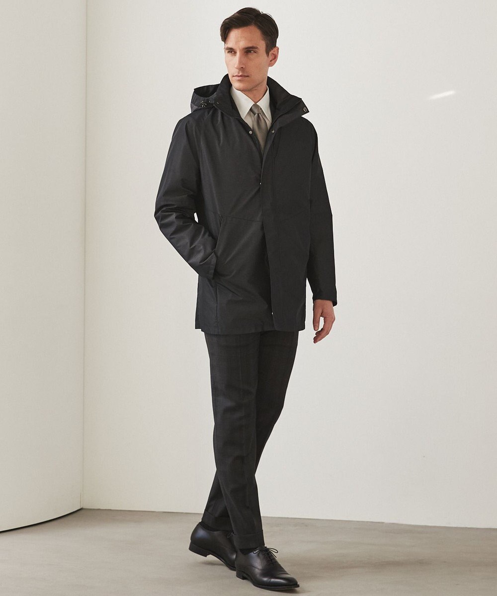 GOTAIRIKU ダウンライナー装着可【仕事で着用可】メランジシャンブレー スプリングブルゾン(25年モデル) 