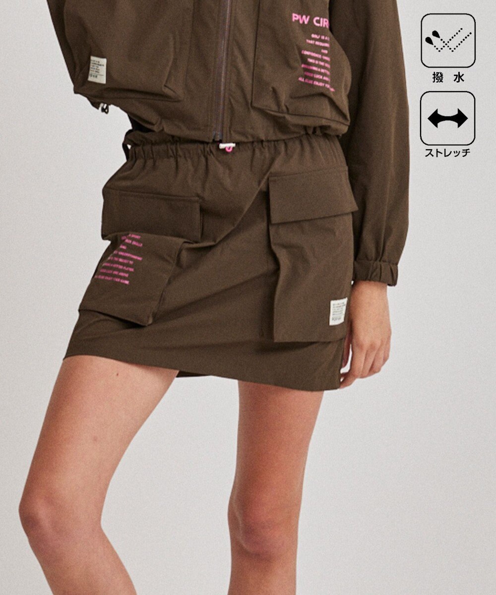 PW CIRCULUS 【撥水加工/軽量/ストレッチ】【WOMEN】ビッグポケット スカート 