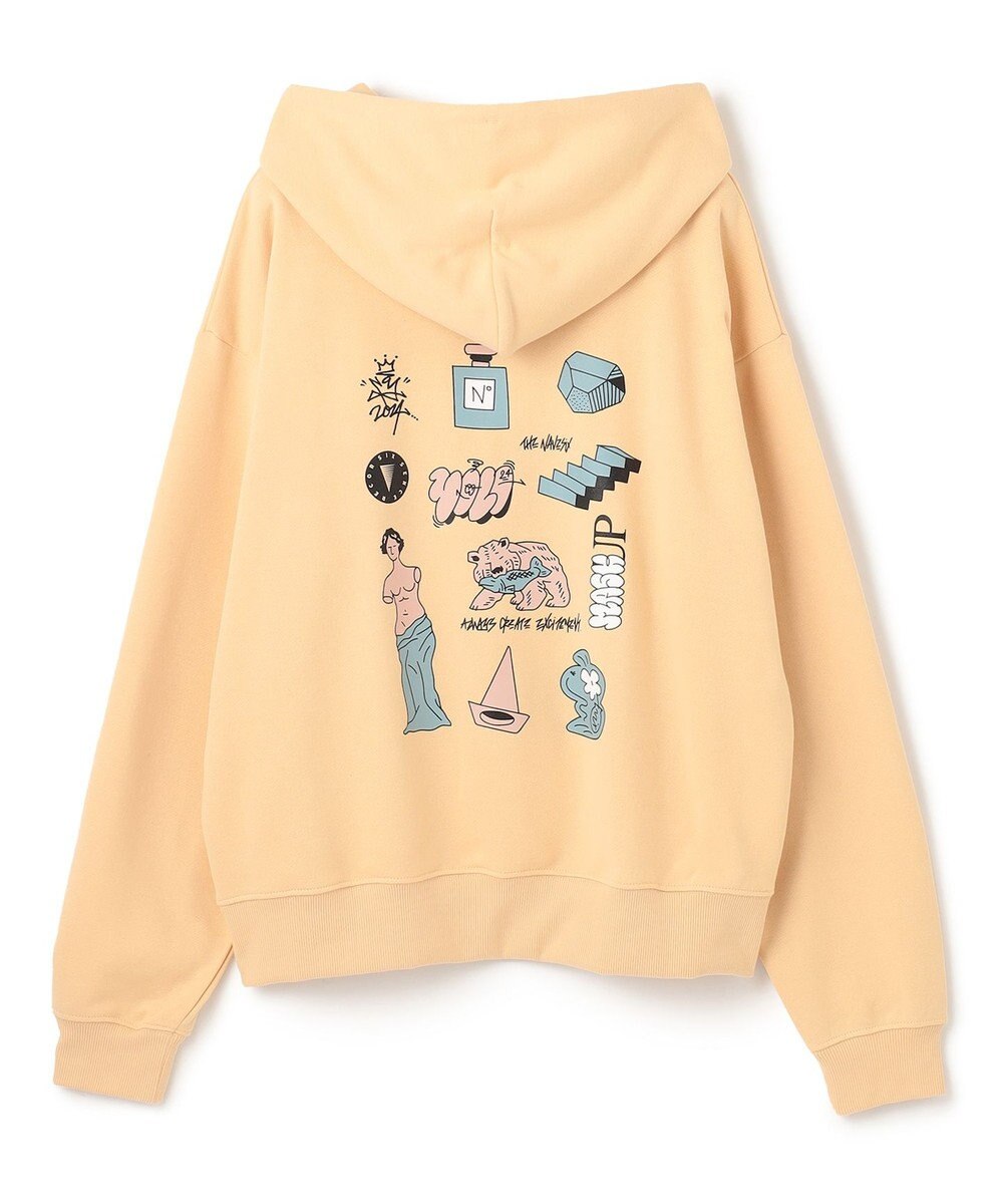 NAVE 【xNAVE】Six Sence Recordコラボ グラフィックフーディスウェット 