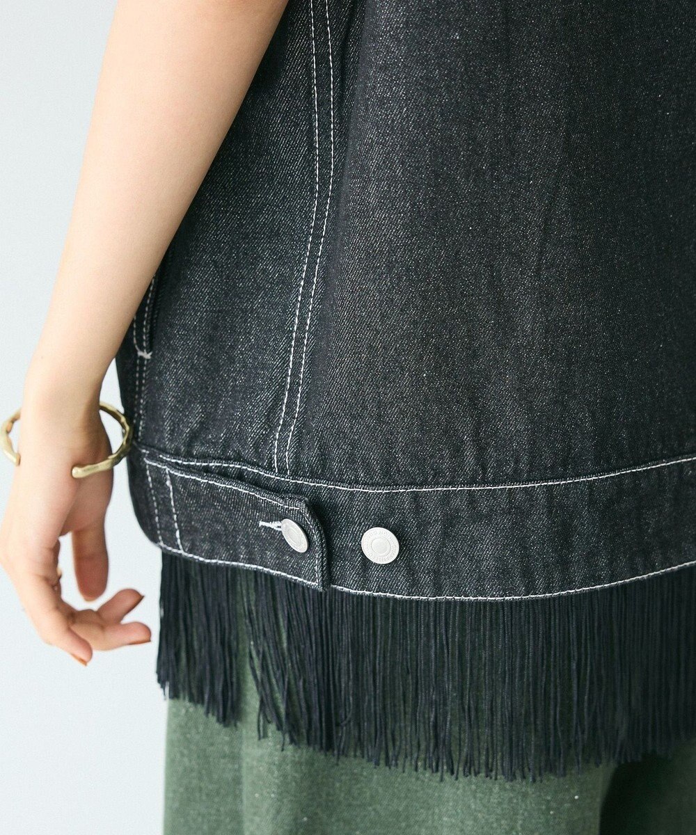 CRAFT STANDARD BOUTIQUE デニムリボンベスト 