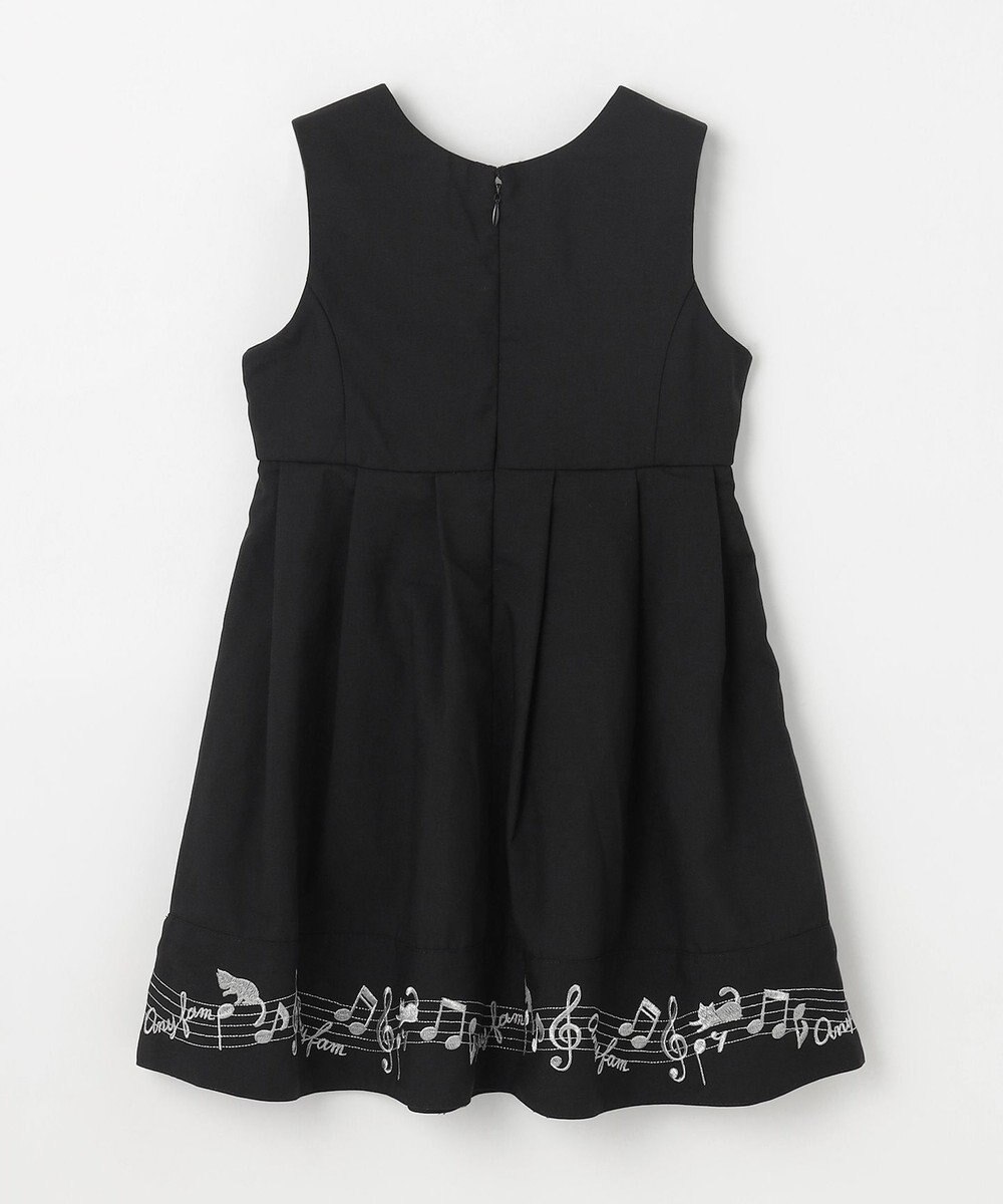ANY KIDS モノトーン音符ジャンパースカート 