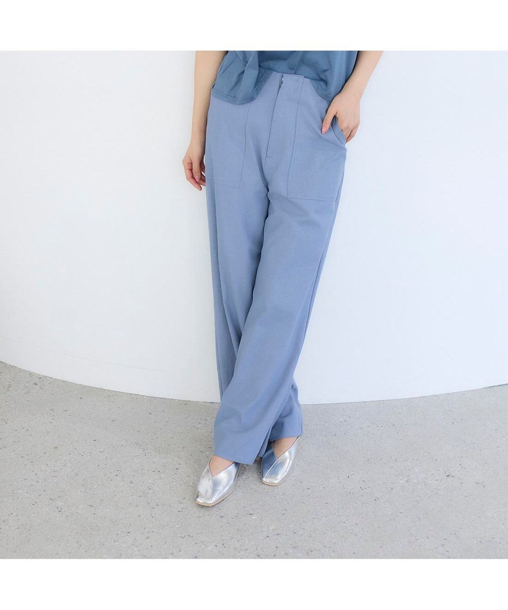 MODE ET JACOMO <carino>スクエアトゥフラットパンプス 