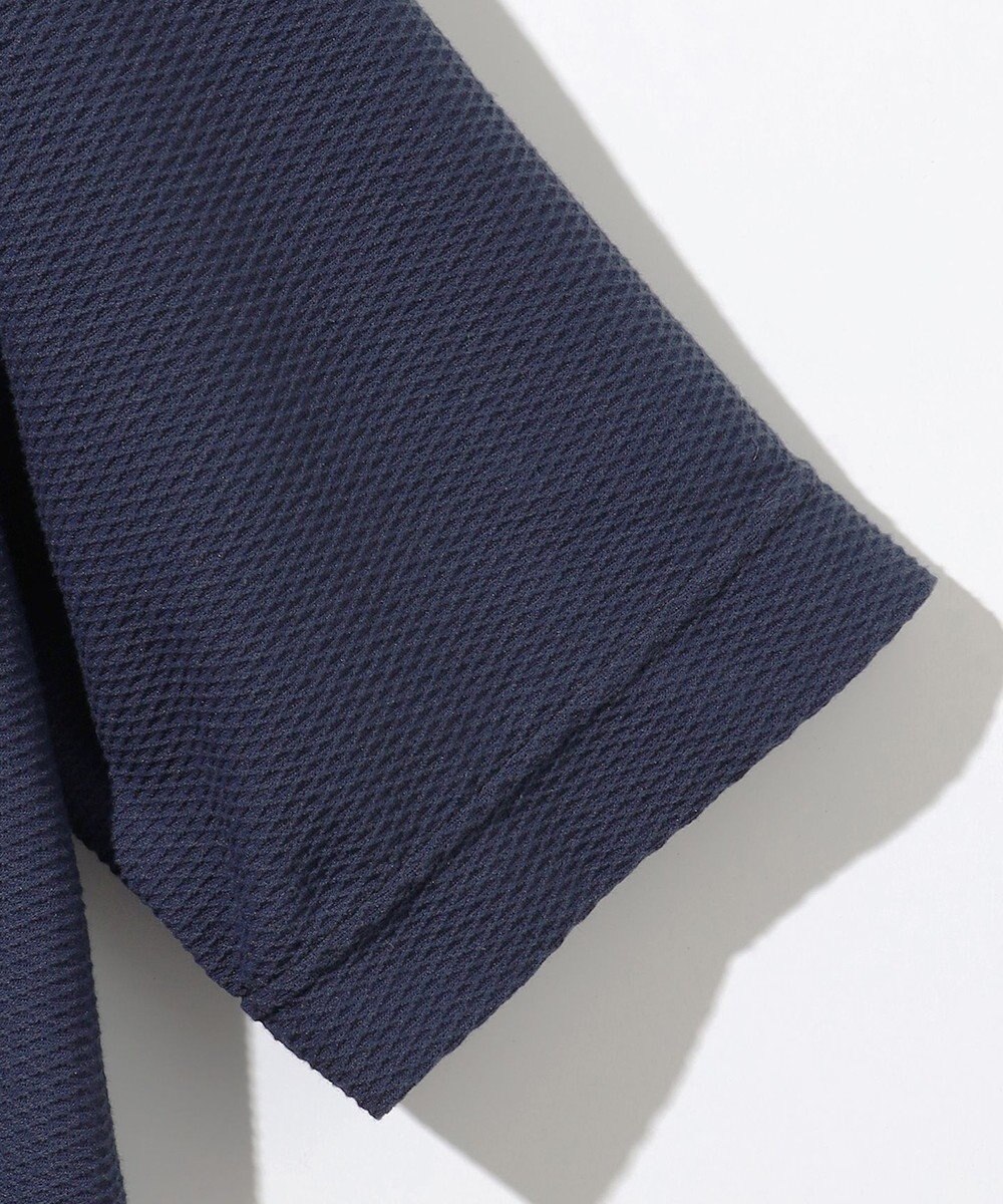 JOSEPH ABBOUD MOUNTAIN 【MADE IN JAPAN/吸水速乾】ダイヤモンドワッフル アウトドア ポロシャツ 