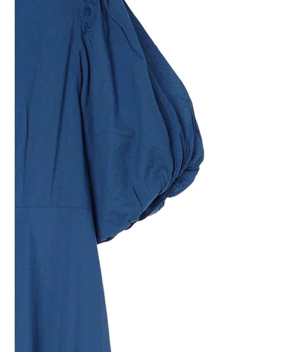 earth music&ecology コットンボイルパフスリーブワンピース 