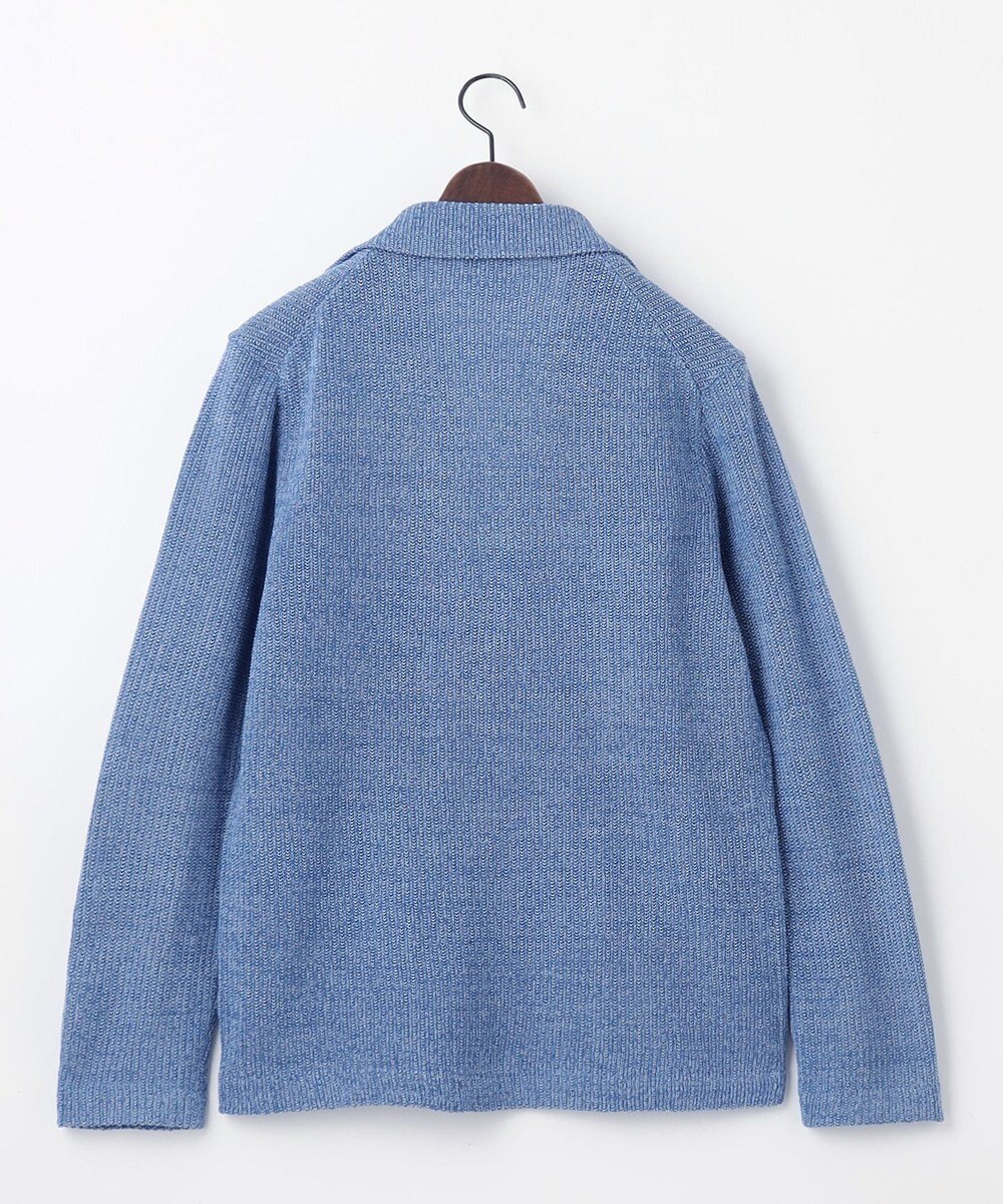 JOSEPH ABBOUD 【洗える】ストローヤーン ニット ジャケット 