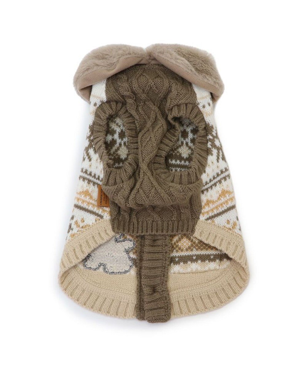 PET PARADISE スヌーピー スケート  ニット 《ホワイト》 小型犬 