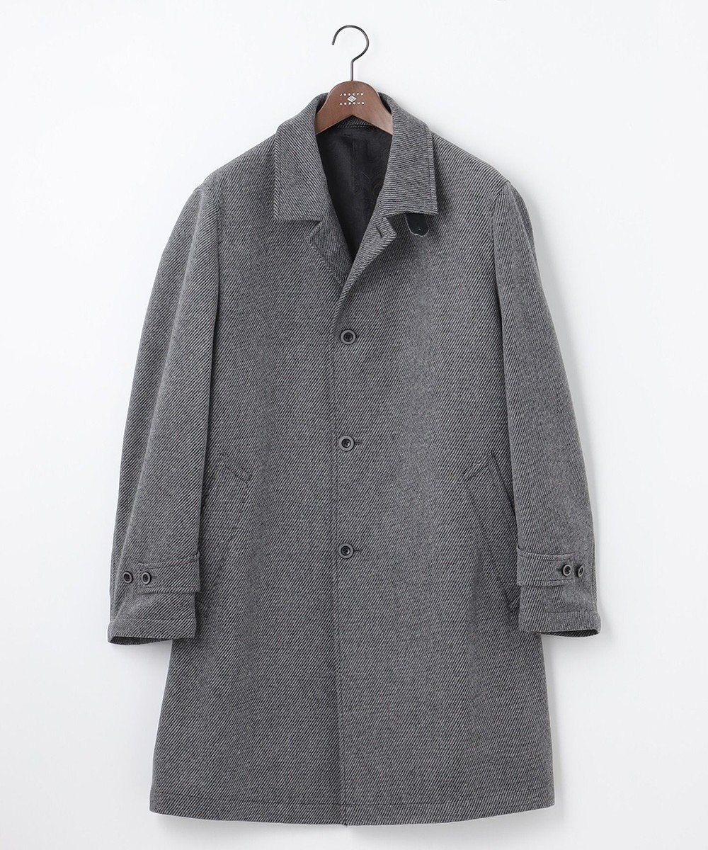 JOSEPH ABBOUD 【キングサイズ・JAPAN FABRIC】アンゴラミックスカルゼ コート 