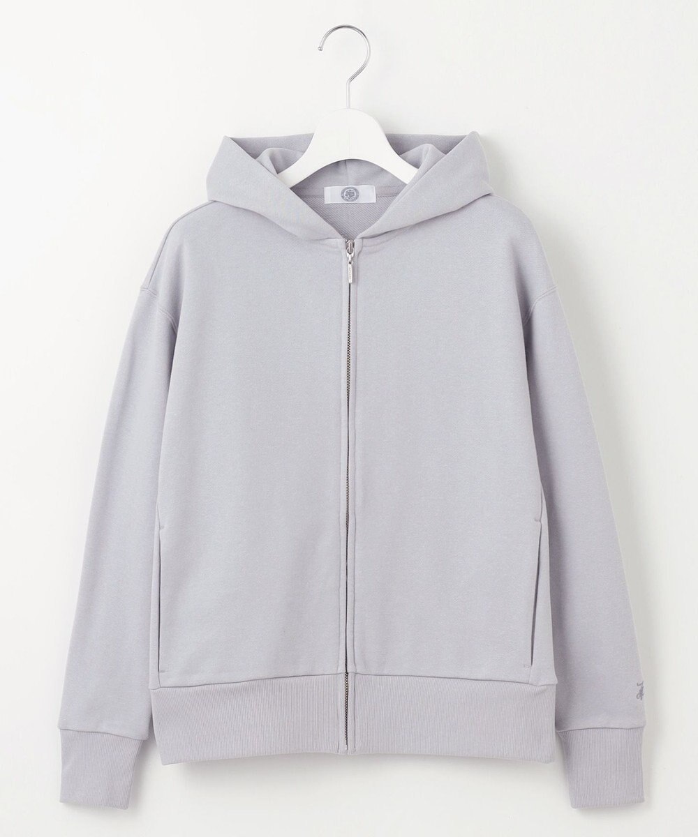 J.PRESS LADIES URAKE フーディー ジップアップ パーカー 