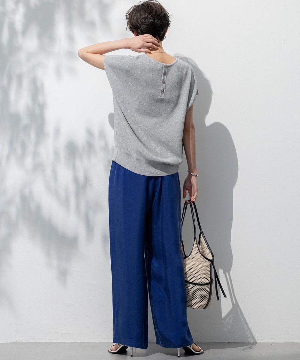 23区 【洗える】コットンアセテート オーバーサイズ ニット 