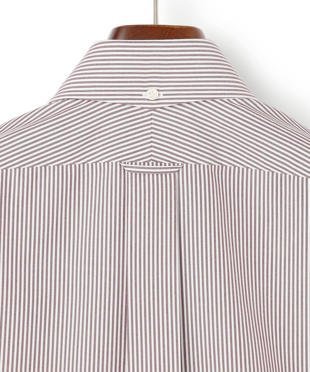 J.PRESS MEN 【PREMIUM PLEATS / 形態安定】ロンドンストライプ ドレスシャツ / B.D. 