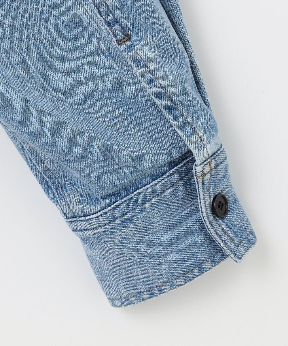 NAVE 【ReNAVE　洗える】ストレッチデニム シャツ 