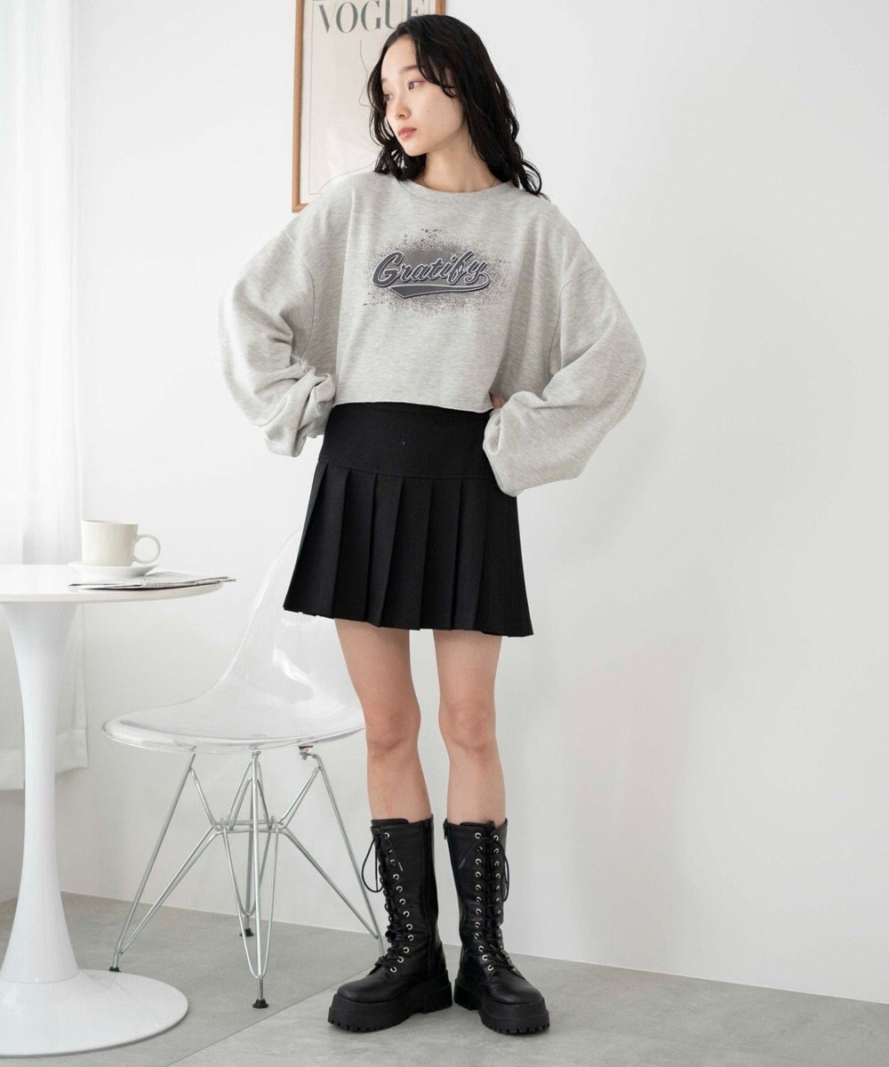 WEGO ヴィンテージライクショートスウェット 