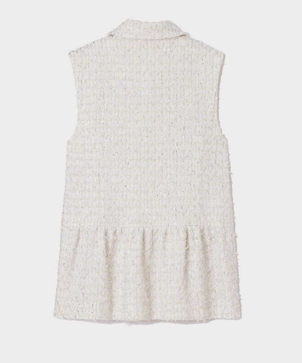 GRACE CONTINENTAL ツイードカバーオールジレ 