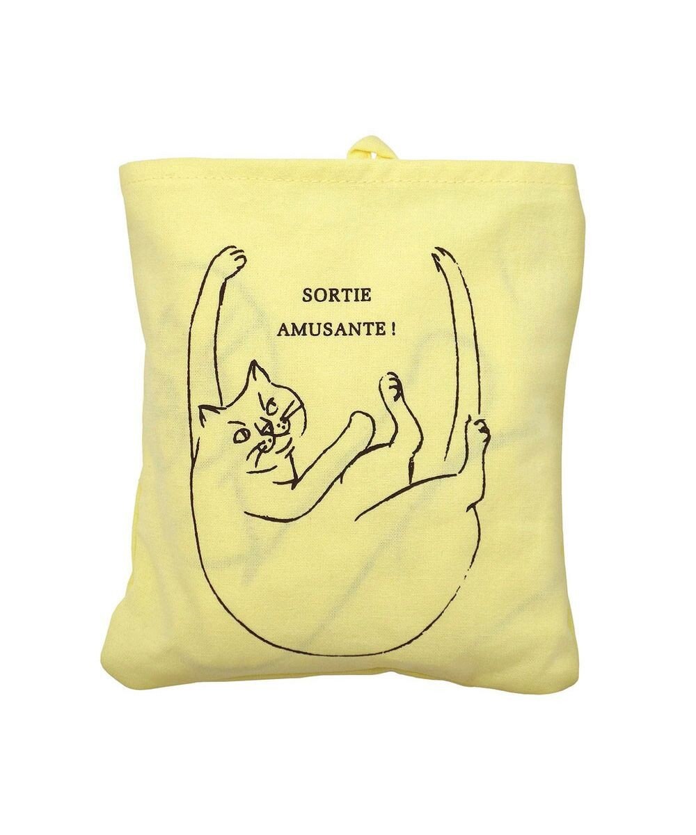 ROOTOTE 1188【折り畳み可能】EU.ラウンド.ブラサガリネコ-A 