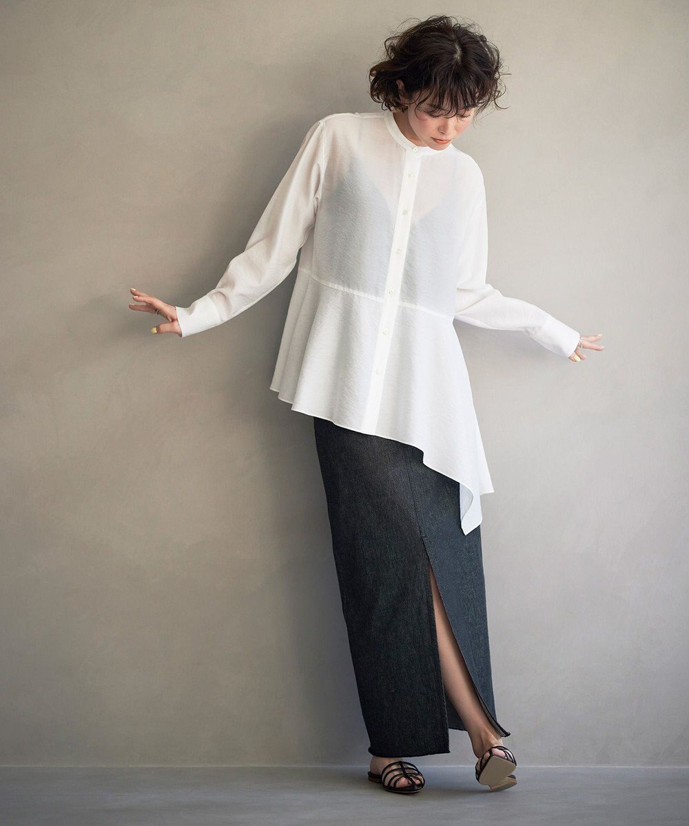 uncrave デニム スカート（uncrave WHITE） 