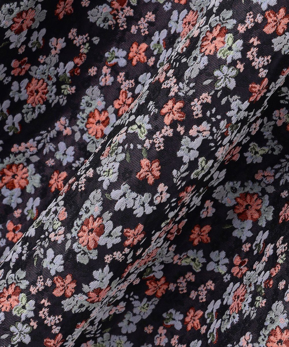 組曲 S 【加藤ローサさん着用】フラワージャカード スカート 