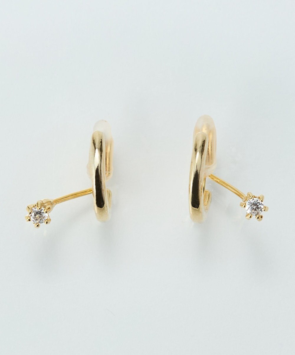 Phoebe 【金属アレルギー対応】【痛くないシリーズ】グレインメタルフロートライトフィットイヤリング 