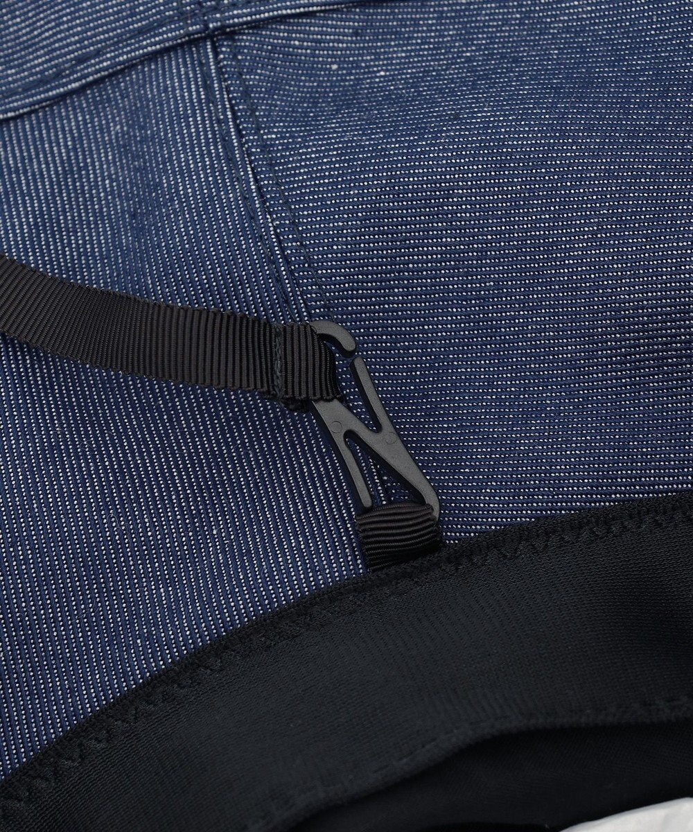 TOCCA 【UV99.9%以上カット・吸水速乾・抗菌防臭・洗える・サイズ調整可】BIG RIBBON WIDE DENIM HAT 帽子 