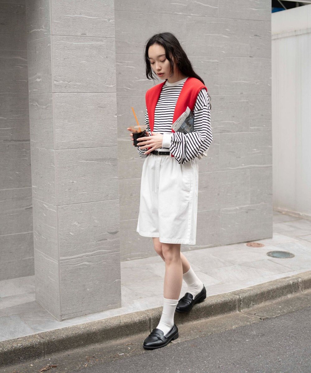 WEGO 【ユニセックス着用ITEM/ウエストゴム】リラックスイージーショーツ 