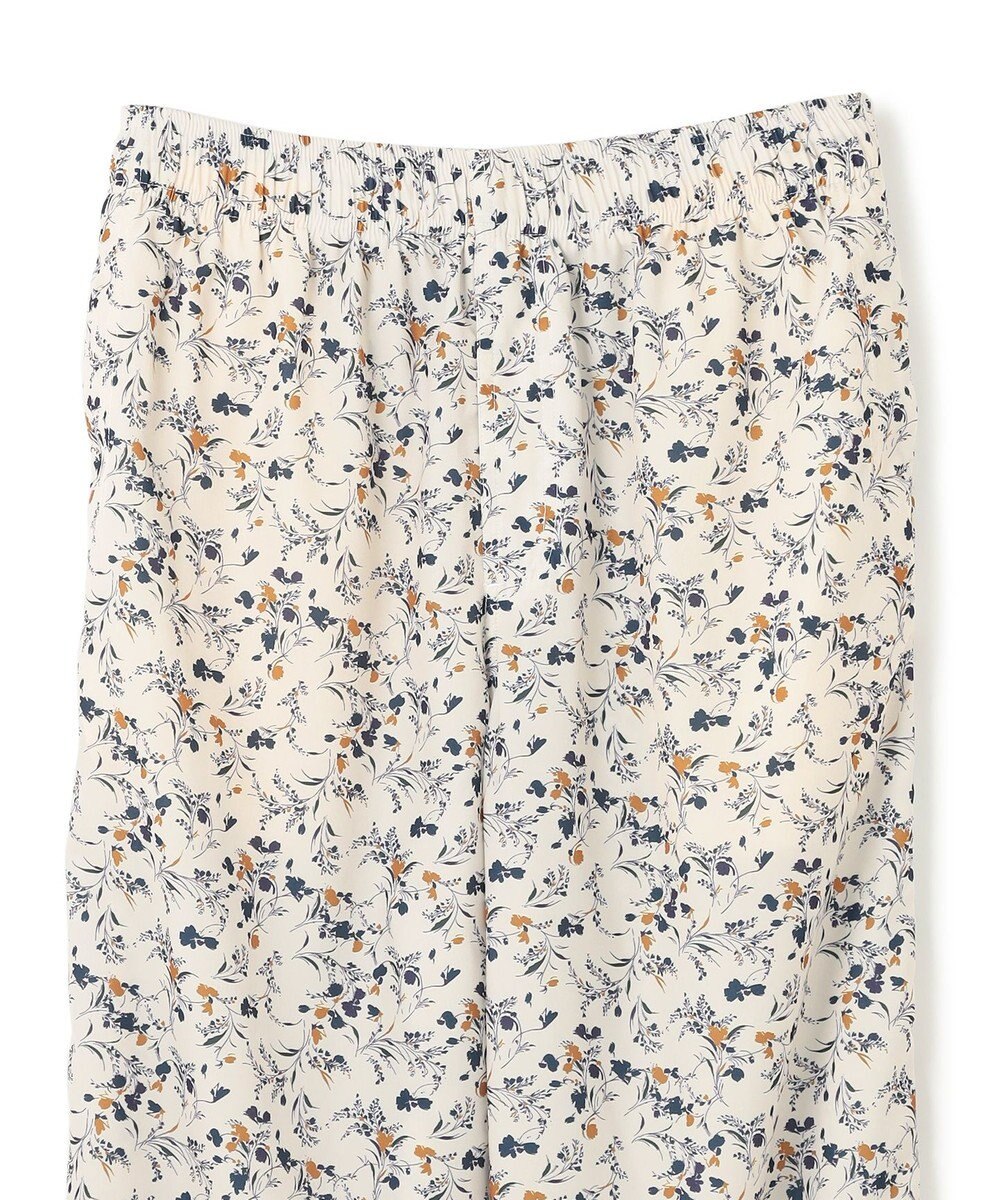 UNFILO MENS ボタニカルプリント イージーテーパードパンツ 