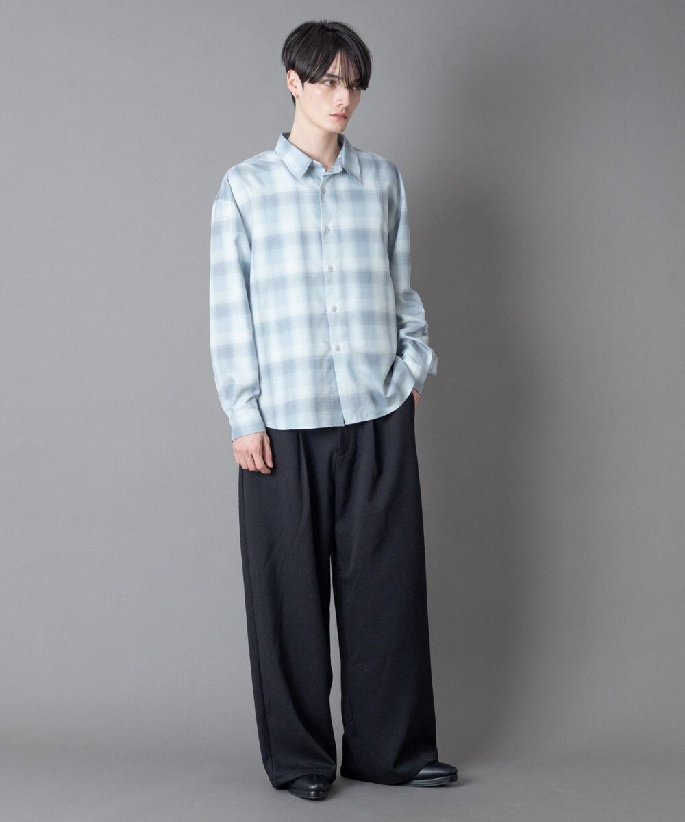 WEGO パターンルーズシャツ（LS） 