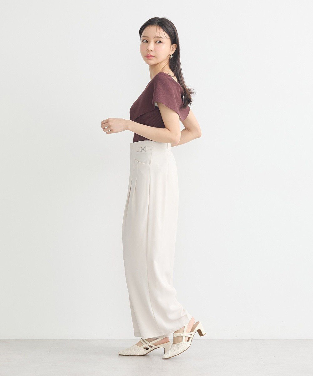 earth music&ecology ビッグカラーノースリニットトップス 