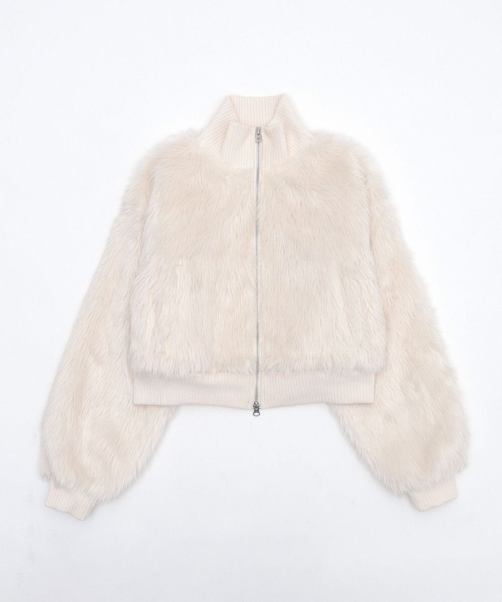 WEGO 【25年秋冬新作】フェイクファーショートブルゾン 