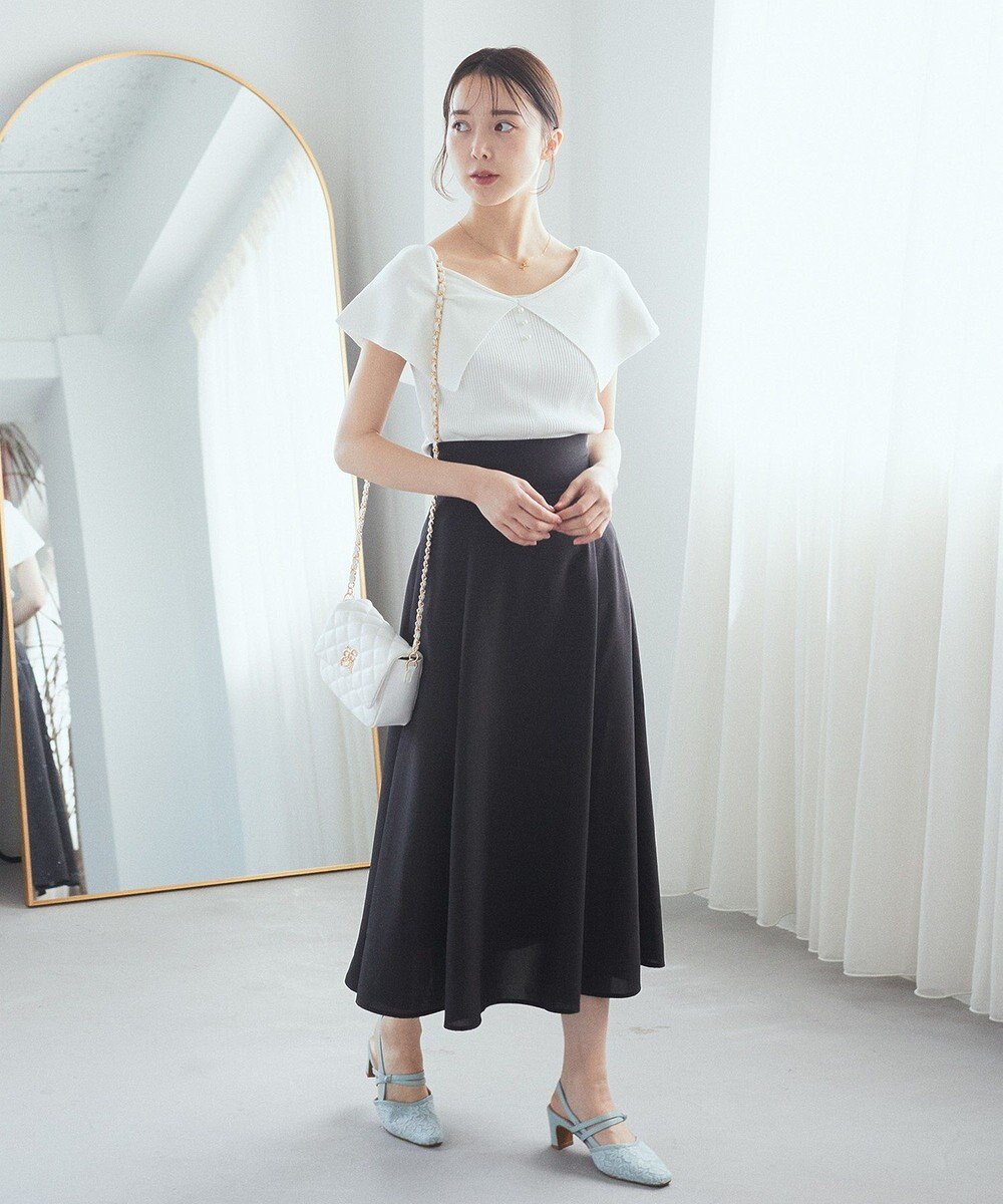 earth music&ecology ビッグカラーノースリニットトップス 