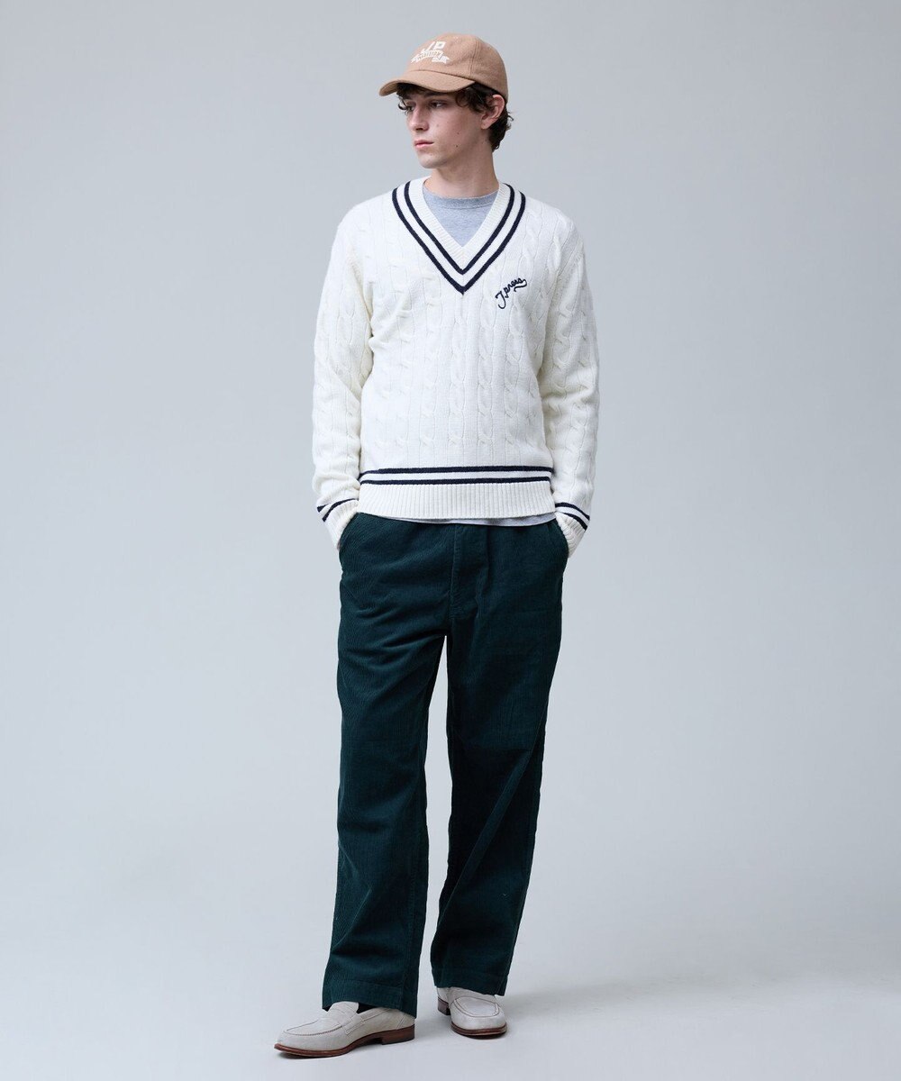 J.PRESS MEN 【NYUZELESS】メルトンベースボール キャップ 