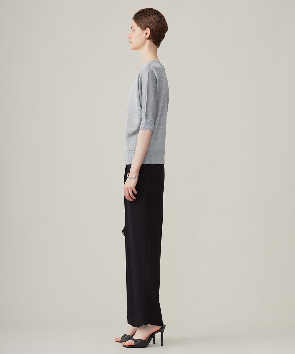 ICB L 【洗える】レーヨンブレンド ドルマンスリーブニット 