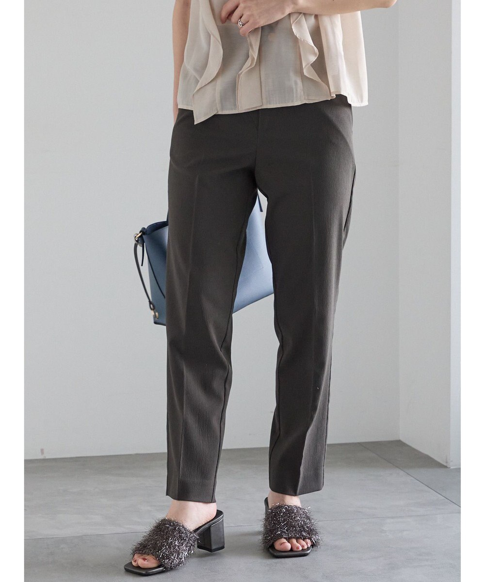 Te chichi メタル釦楊柳テーパードパンツ 