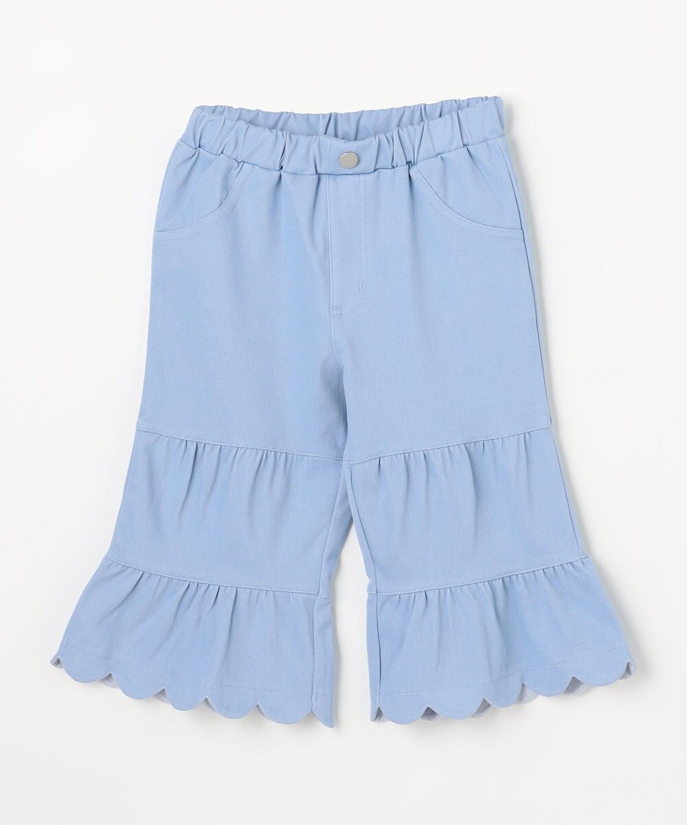 組曲 KIDS 【110-140㎝】ティアードデニムパンツ 